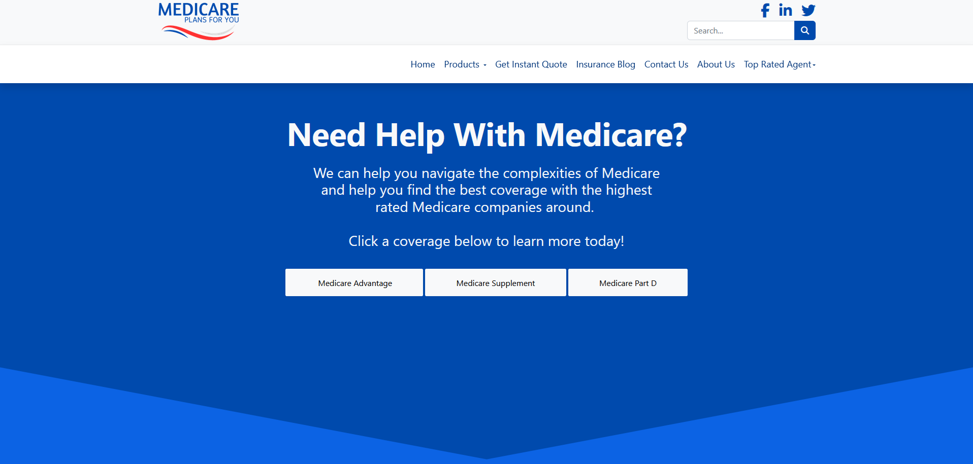 Medicare Website Theme Demo